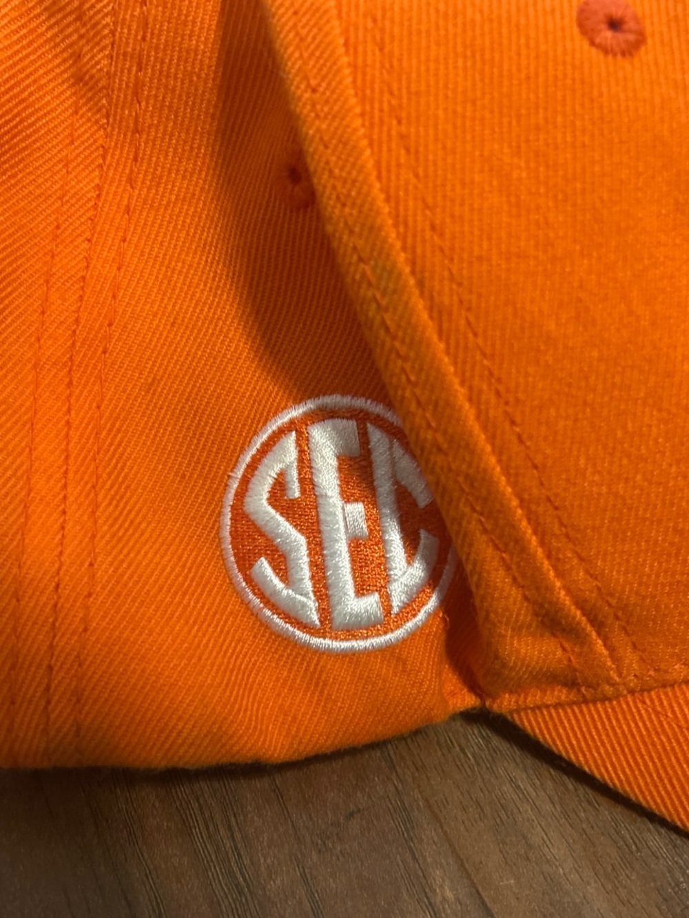 Auburn Tigers Orange Embroidered Baseball Cap - Picture 3 of 6